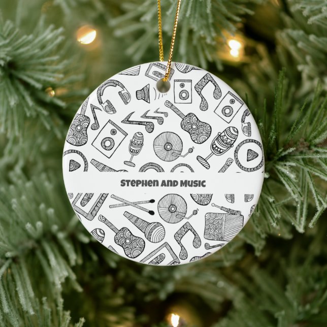 Décoration En Céramique Instruments de musique personnalisés Accessoires d (Arbre)