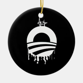 Décoration En Céramique Inverse de plate-forme pétrolière d'Obama