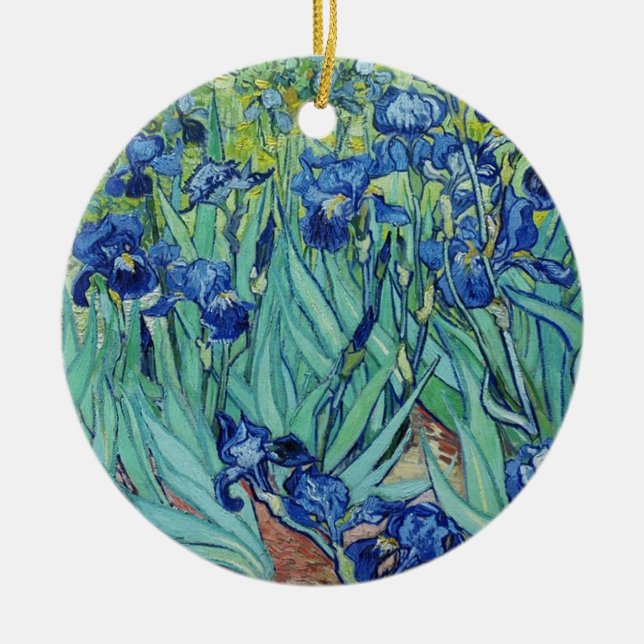 Décoration En Céramique Iris, Vincent van Gogh (Devant)