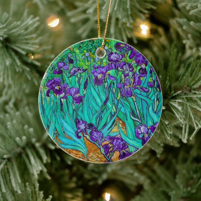 Décoration En Céramique Irises, Vincent van Gogh (Arbre)