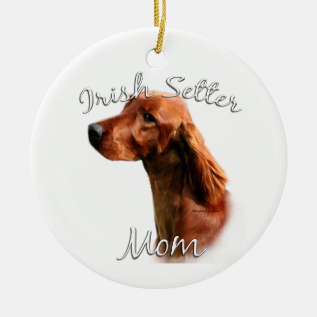 Décoration En Céramique Irish Setter Mom 2 (Devant)