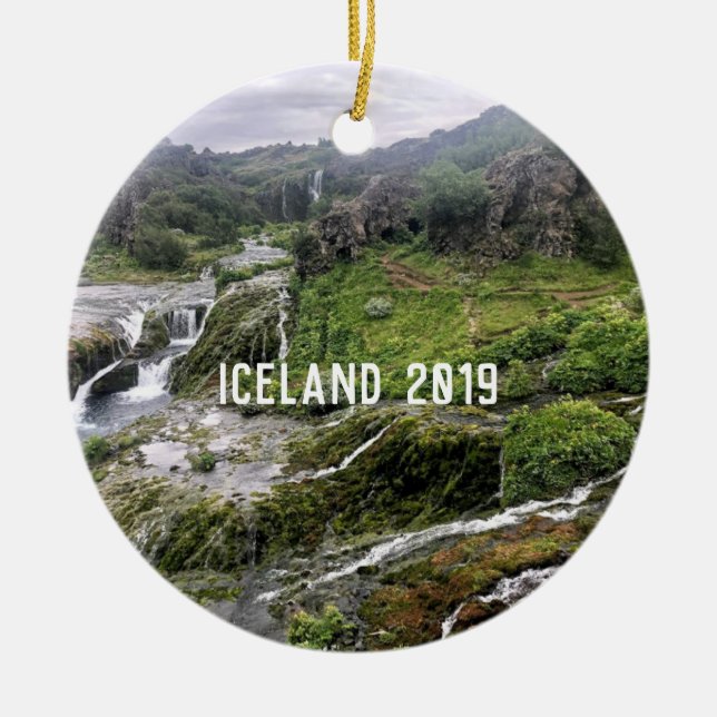 Décoration En Céramique Islande - (Devant)