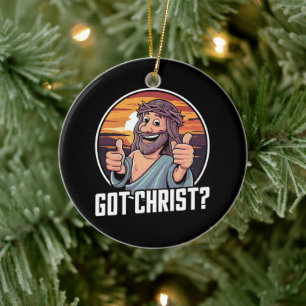 Décoration En Céramique J'ai Buddy un Christ Noël Jésus Religieux