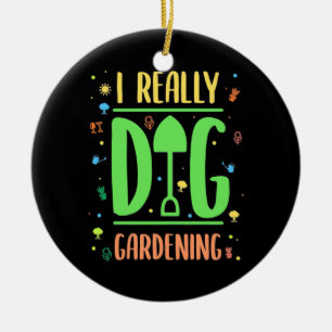 Décoration En Céramique J'Ai Vraiment Creusé Le Jardin