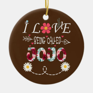 Décoration En Céramique j'aime être Jojo j'aime être appelé Jojo