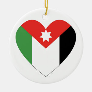Décoration En Céramique J'aime la Jordanie