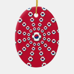 Décoration En Céramique J'aime le rouge