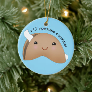 Décoration En Céramique J'aime les cookies Fortune