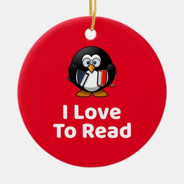 Décoration En Céramique J'Aime Lire (Devant)