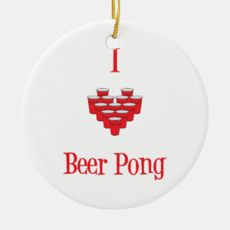 Décoration En Céramique J'aime l'ornement de puanteur de bière