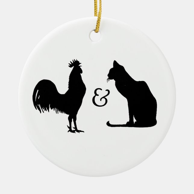 Décoration En Céramique J'aime tous les deux (Devant)