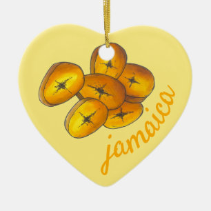 Décoration En Céramique JAMAICA Fried Plantains Jamaïcain cuisine