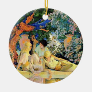 Décoration En Céramique Jardin D'Allah Par Maxfield Parrish