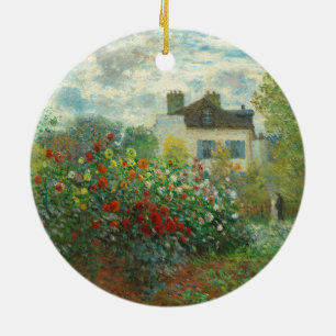 Décoration En Céramique Jardin d'artiste de Monet à Argenteuil Peinture