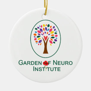 Décoration En Céramique Jardin de l'Institut Neuro Ornament de pendaison