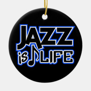 Décoration En Céramique JAZZ EST L'ornement personnalisé LIFE