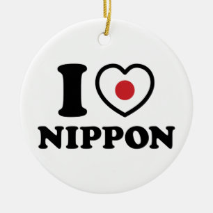 DÉCORATION EN CÉRAMIQUE JE COEUR [AMOUR] NIPPON
