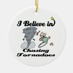Décoration En Céramique je crois à la poursuite des tornades