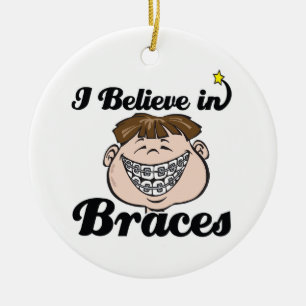 Décoration En Céramique je crois aux appareils orthodontiques