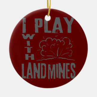 Décoration En Céramique Je Joue Avec Les Mines Terrestres