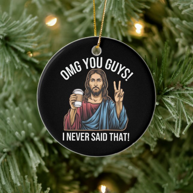 Décoration En Céramique Je N'Ai Jamais Dit Ça. (Arbre)