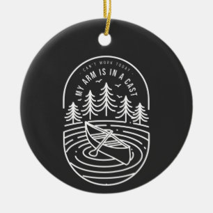 Décoration En Céramique Je ne peux pas travailler aujourd'hui mon bras est