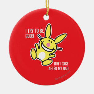 Décoration En Céramique Je prends après mon papa