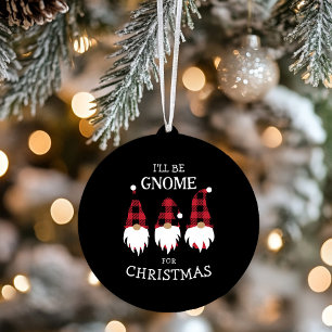 Décoration En Céramique Je serai Gnome pour Noël