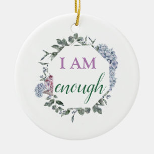 Décoration En Céramique Je Suis Assez Inspirant Affirmation