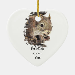 Décoration En Céramique Je suis dingue de toi et seulement toi Amour d'Écu