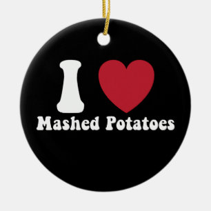 Décoration En Céramique Je suis fan des pommes de terre écrasées Cadeau de