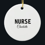 Décoration En Céramique Je suis infirmière médecin expert ajouter votre no<br><div class="desc">Profession modèles simples pour votre profession</div>