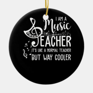 Décoration En Céramique Je suis un professeur de musique C'est comme un pr