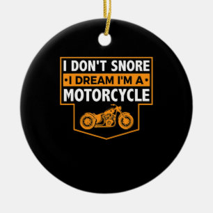 Décoration En Céramique Je Suis Un Véritable Cadeau Motocycliste Pour Les