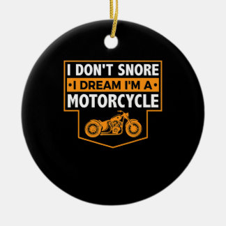 Décoration En Céramique Je Suis Un Véritable Cadeau Motocycliste Pour Les