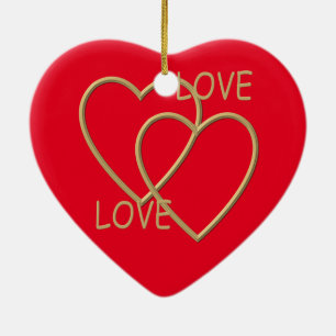 Décoration En Céramique Je t'aime