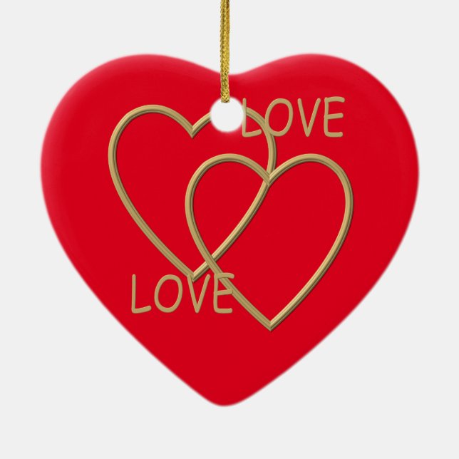 Décoration En Céramique Je t'aime (Dos)