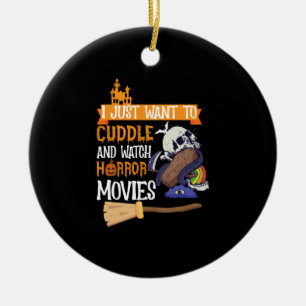 Décoration En Céramique Je veux juste me blottir et regarder des films d'h