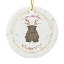 Je veux un renne hippopotame pour Noël 2025 