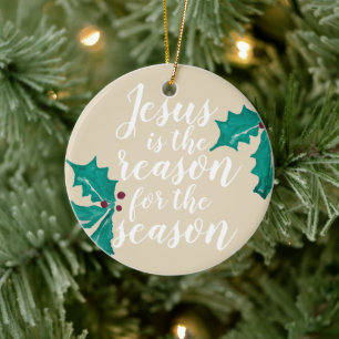 Décoration En Céramique Jésus est la raison de la saison