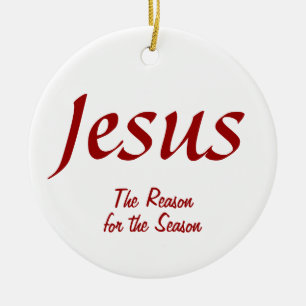 Décoration En Céramique Jésus La raison de la saison