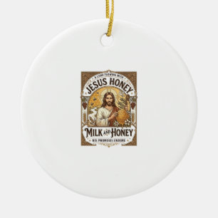 Décoration En Céramique Jésus Miel Lait Et Miel Jésus Miel Lait Miel