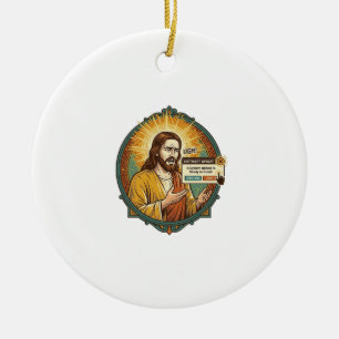 Décoration En Céramique Jésus Mise à Jour Logcielle Ennuyeuse Pop Up Humou