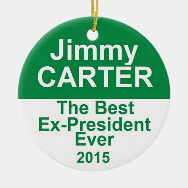 DÉCORATION EN CÉRAMIQUE JIMMY CARTER (Devant)