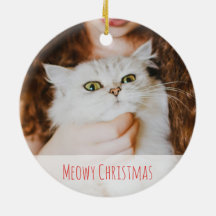 Joli Amoureux des chats Winter Meowy Noël