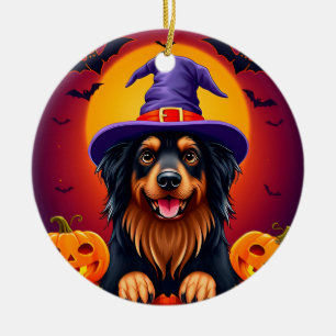 Décoration En Céramique Joli chien d'Halloween