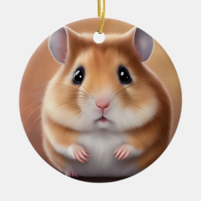 Décoration En Céramique Joli hamster (Devant)