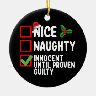 Décoration En Céramique Joli Méchant Innocent jusqu'à preuve du contraire