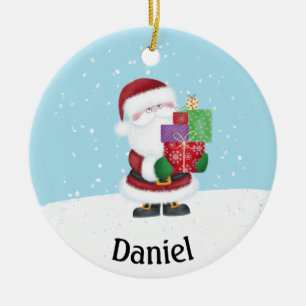 Décoration En Céramique Joli Père Noël Noël personnalisé
