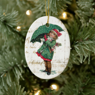Décoration En Céramique Jolie Noël vintage